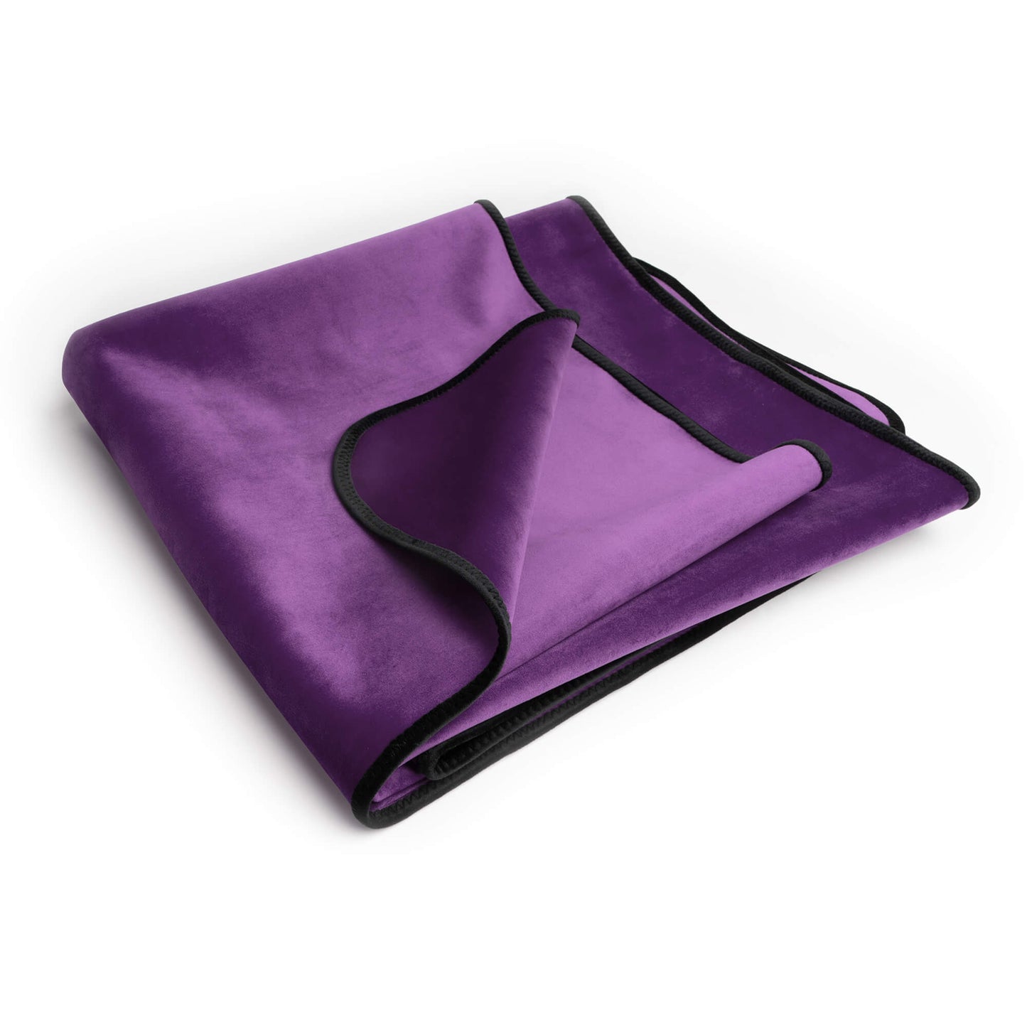 Fascinator Lush Throw | King | Purple | Merlot | Black |