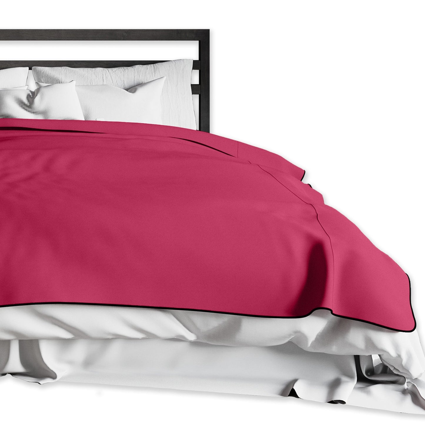 Fascinator Lush Throw | King | Purple | Merlot | Black |