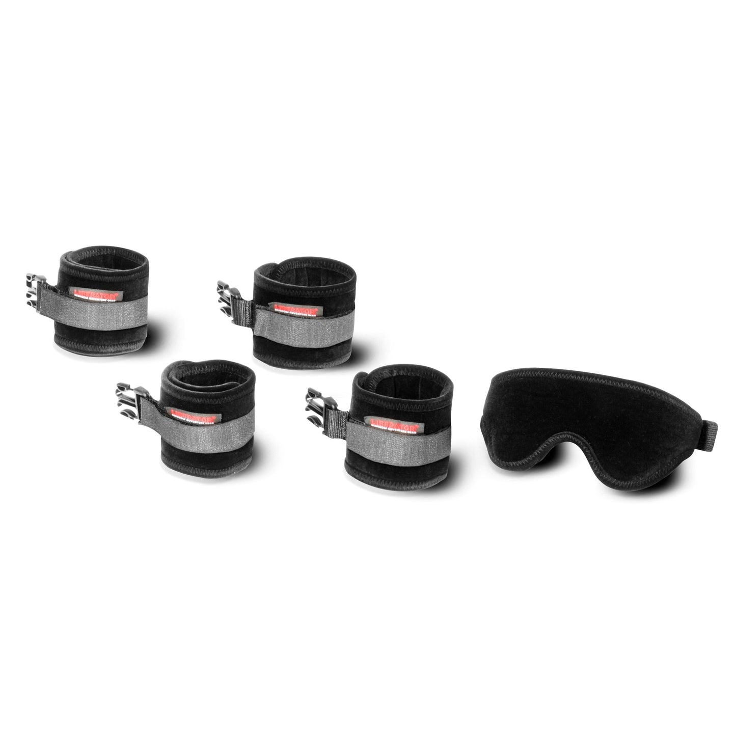 Black Label Seduction Cuff Kit | Black Microfiber