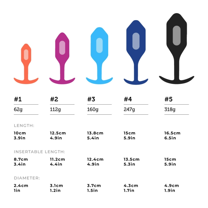 Vibrating Snug Plug | L | Blue