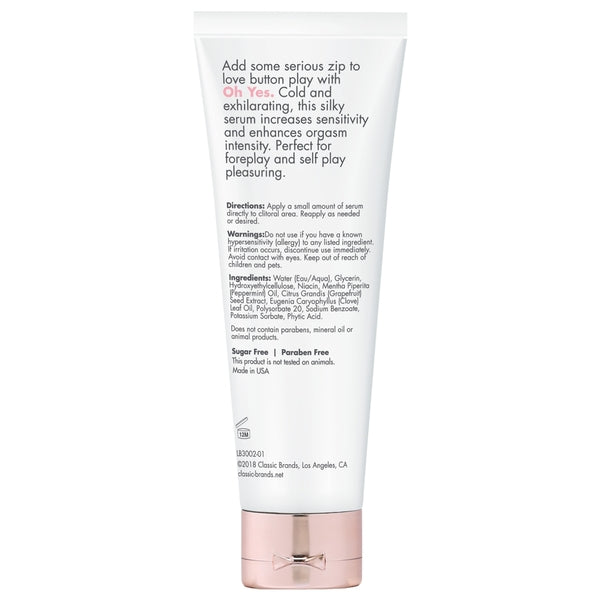 Oh Yes Cooling Clitoral Stimulant | Fragrance Free
