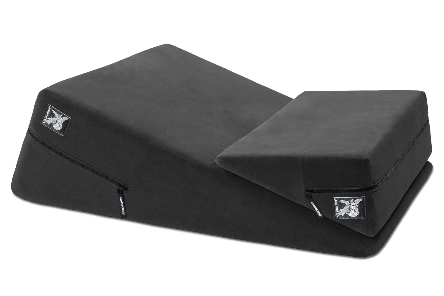 Wedge + Ramp Pillow Combo | Black Microfiber