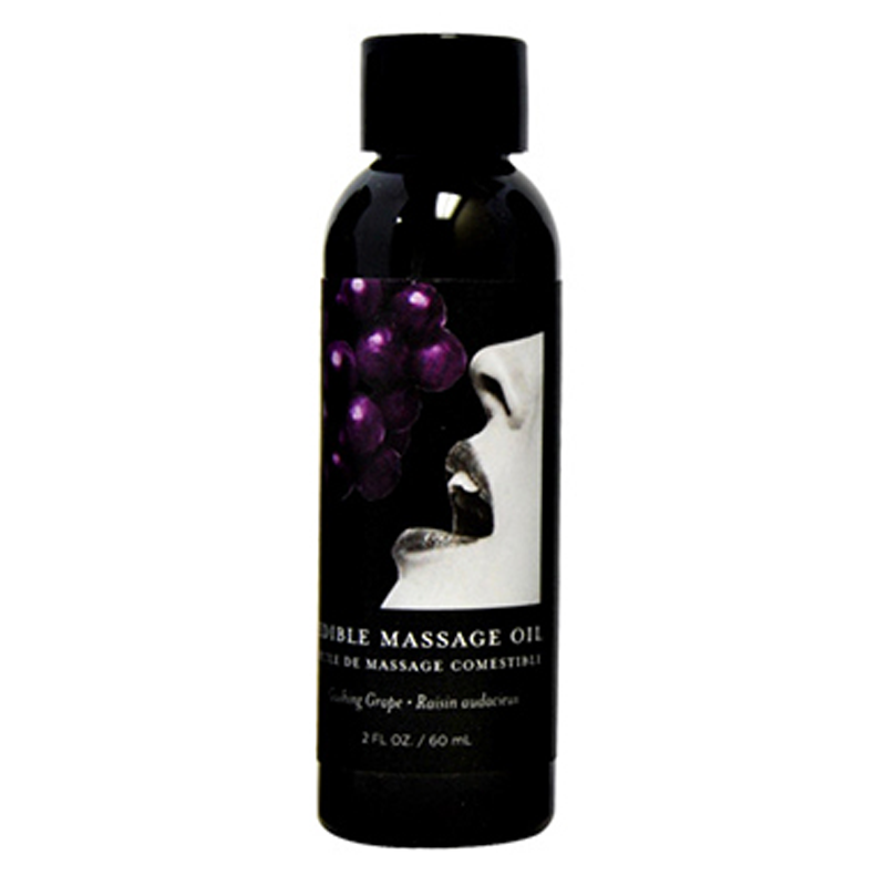 Edible Massage Oil | Grape | 2oz Travel Size