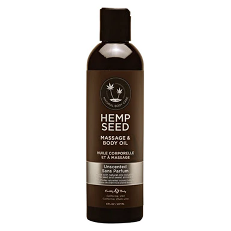 Hemp Seed Massage Oil | Unscented 8 fl oz / 237 ml