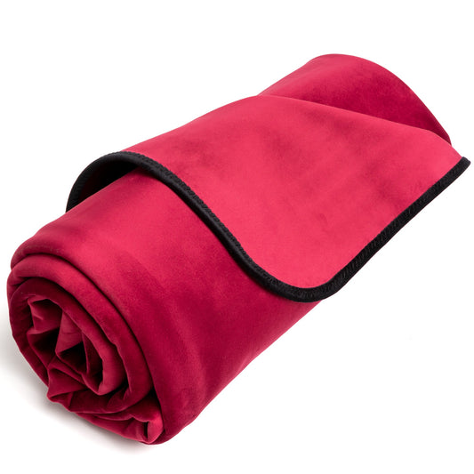 Fascinator Throw | Merlot Microvelvet | Regular Size