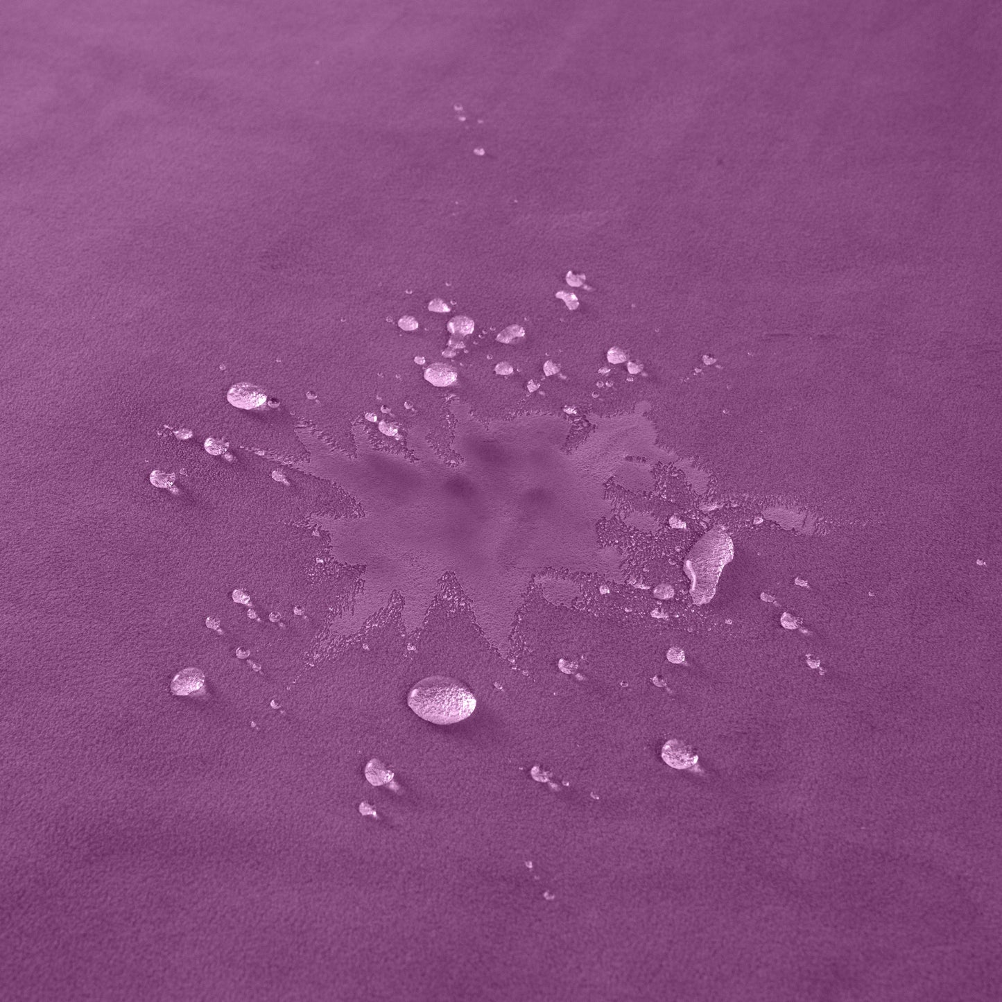 Fascinator Throw | Aubergine Microvelvet | Mini