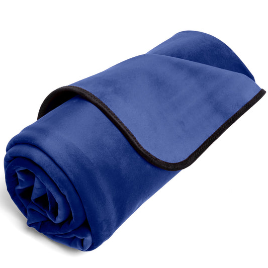 Fascinator Throw Royal Blue Microvelvet | Regular