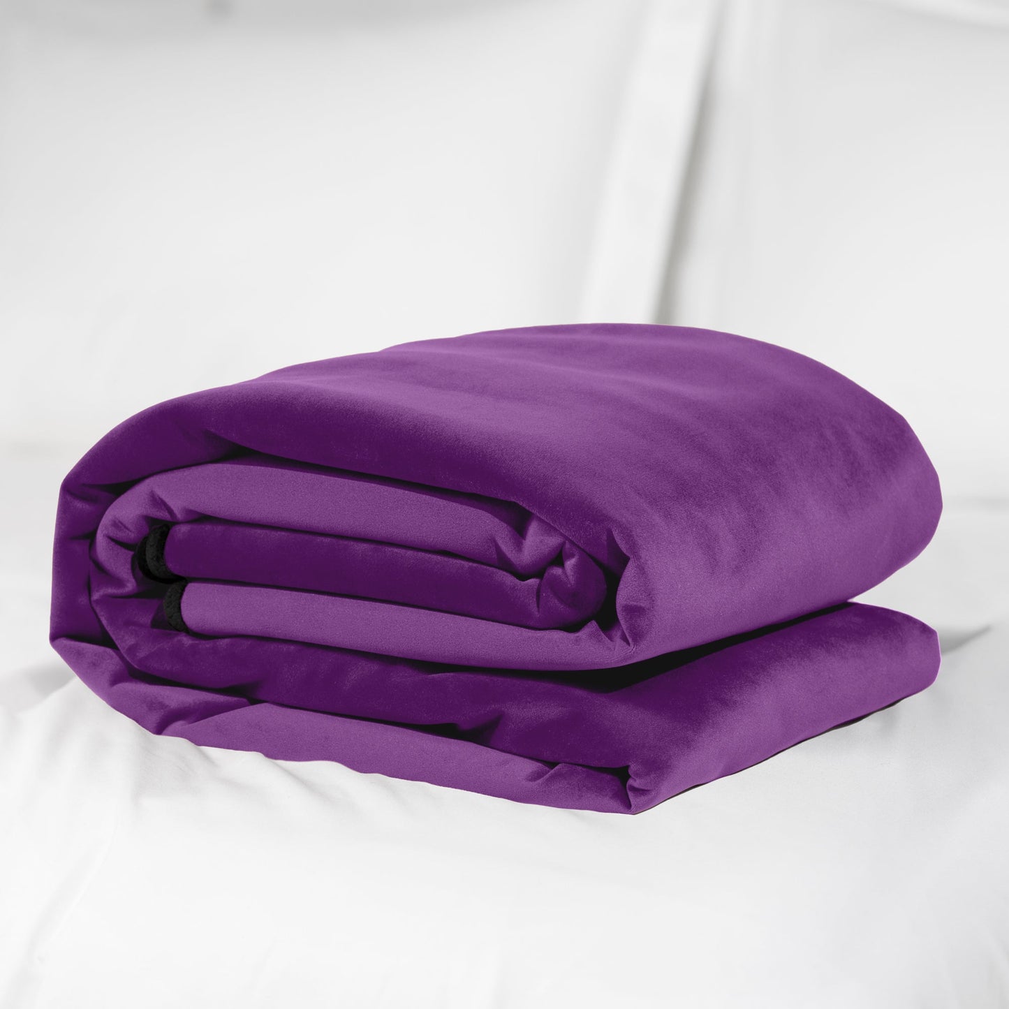 Fascinator Throw Purple Velvish | Travel Size
