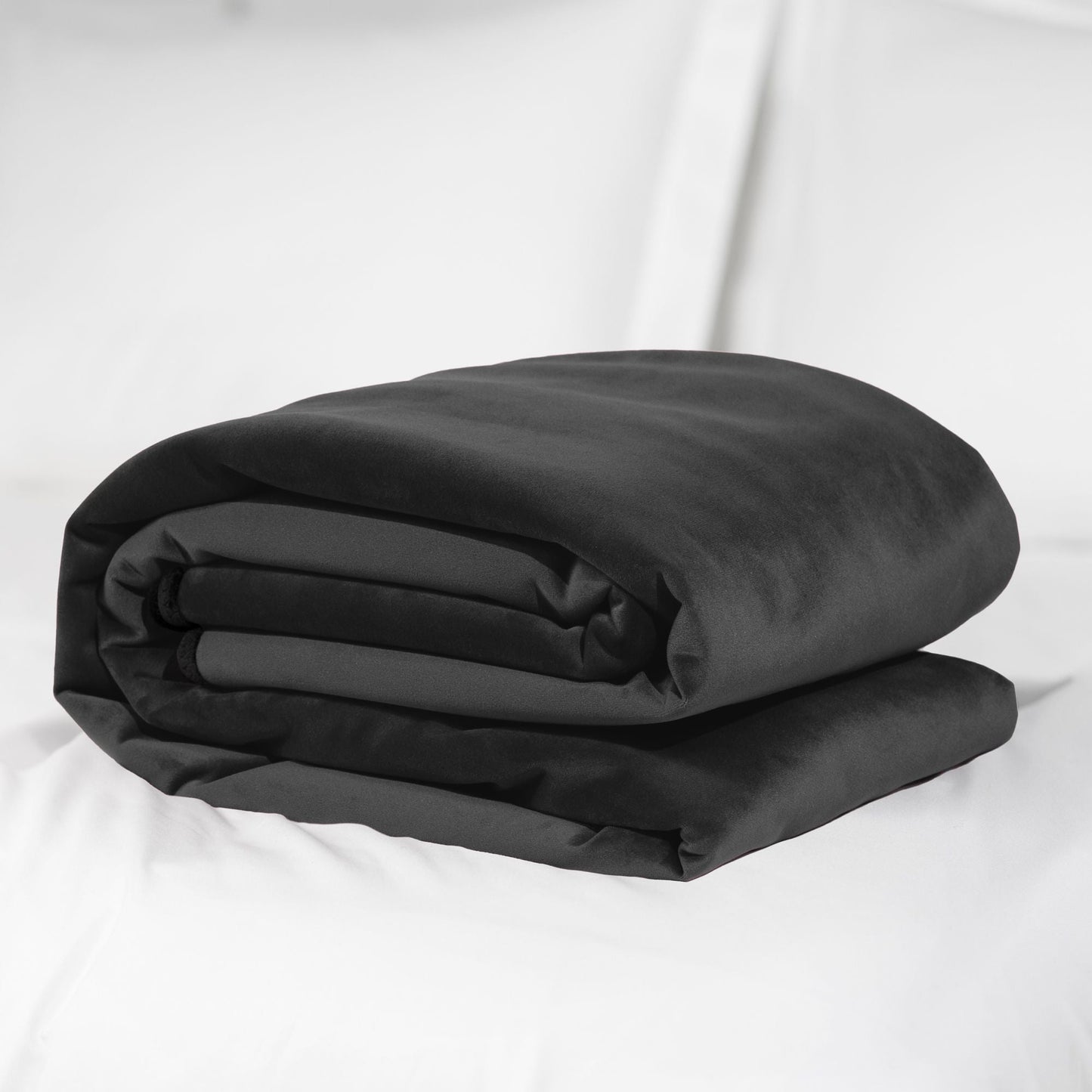 Fascinator Throw | Black Velvish | Travel Size
