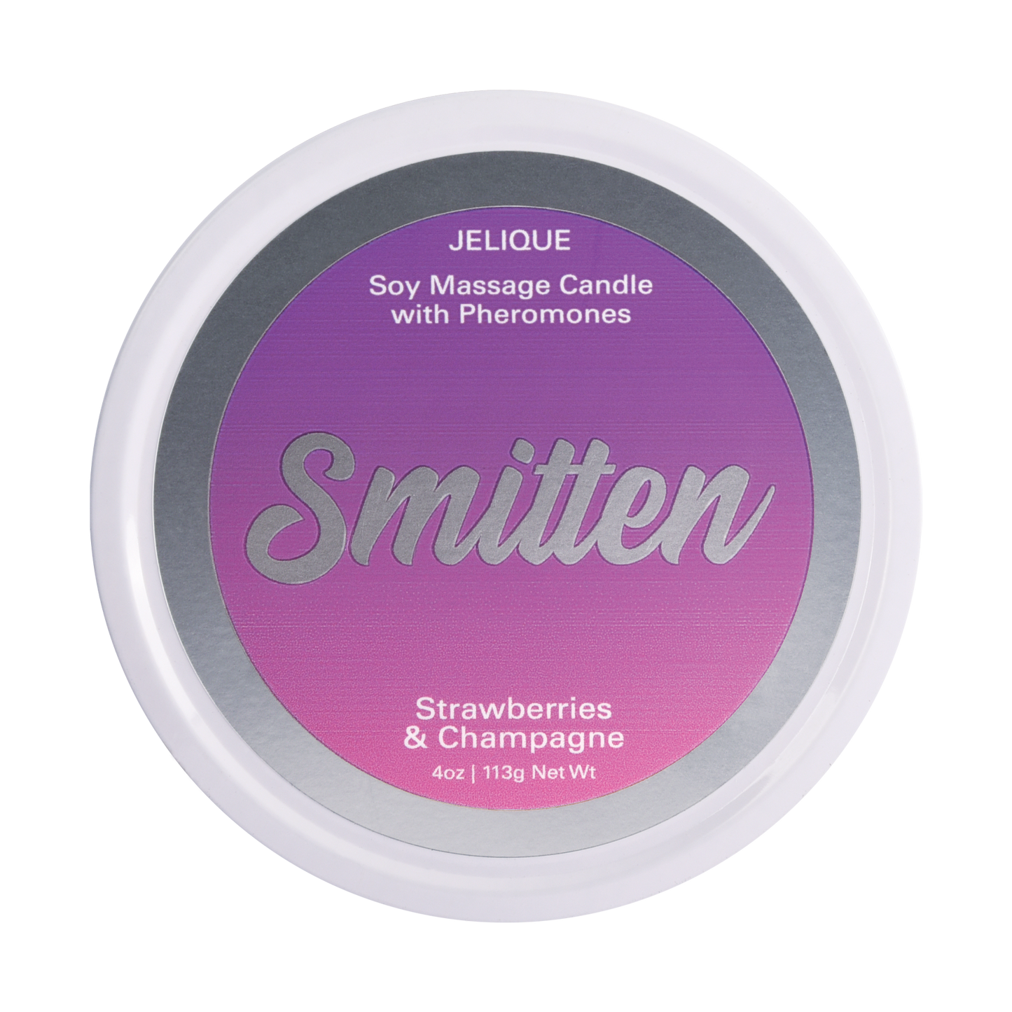Mood Candles | Smitten | Pheromone Soy Massage Candles | Strawberry & Champagne