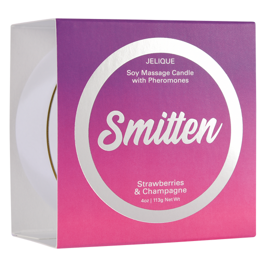 Mood Candles | Smitten | Pheromone Soy Massage Candles | Strawberry & Champagne