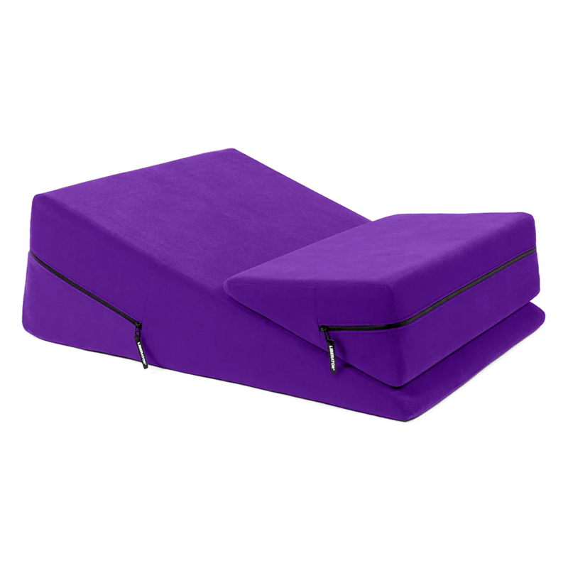 Wedge + Ramp Pillow Combo | Purple Microfiber