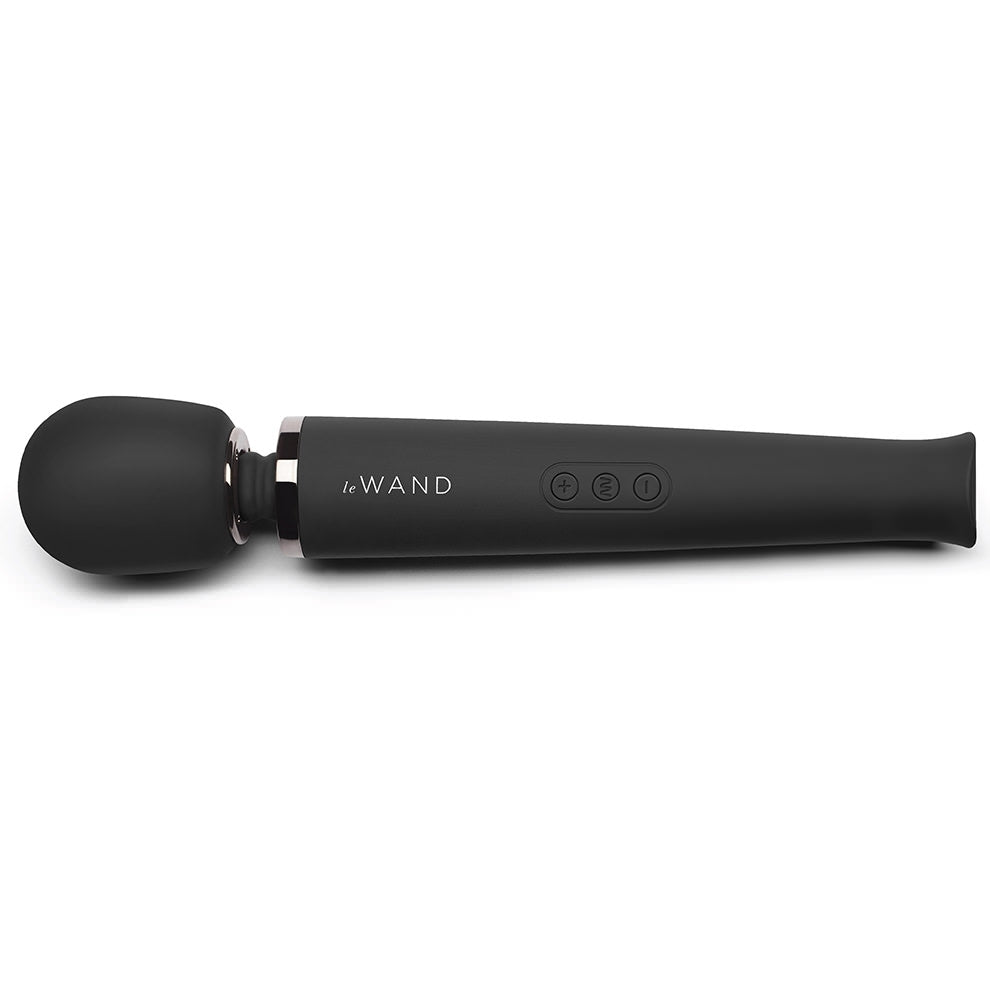 Le Wand Rechargeable Vibrating Massager | Cosmo Sexcellence Award | Black