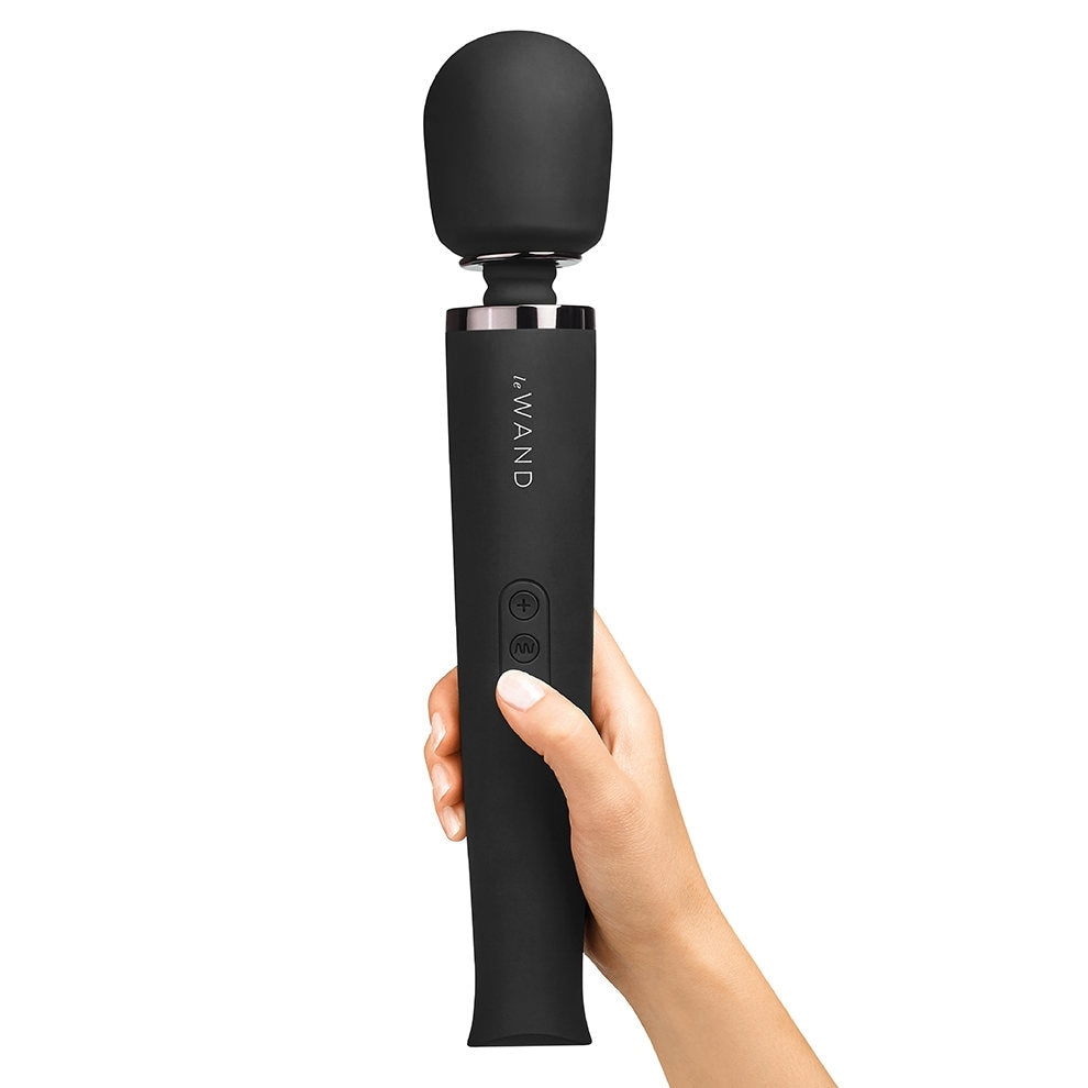 Le Wand Rechargeable Vibrating Massager | Cosmo Sexcellence Award | Black