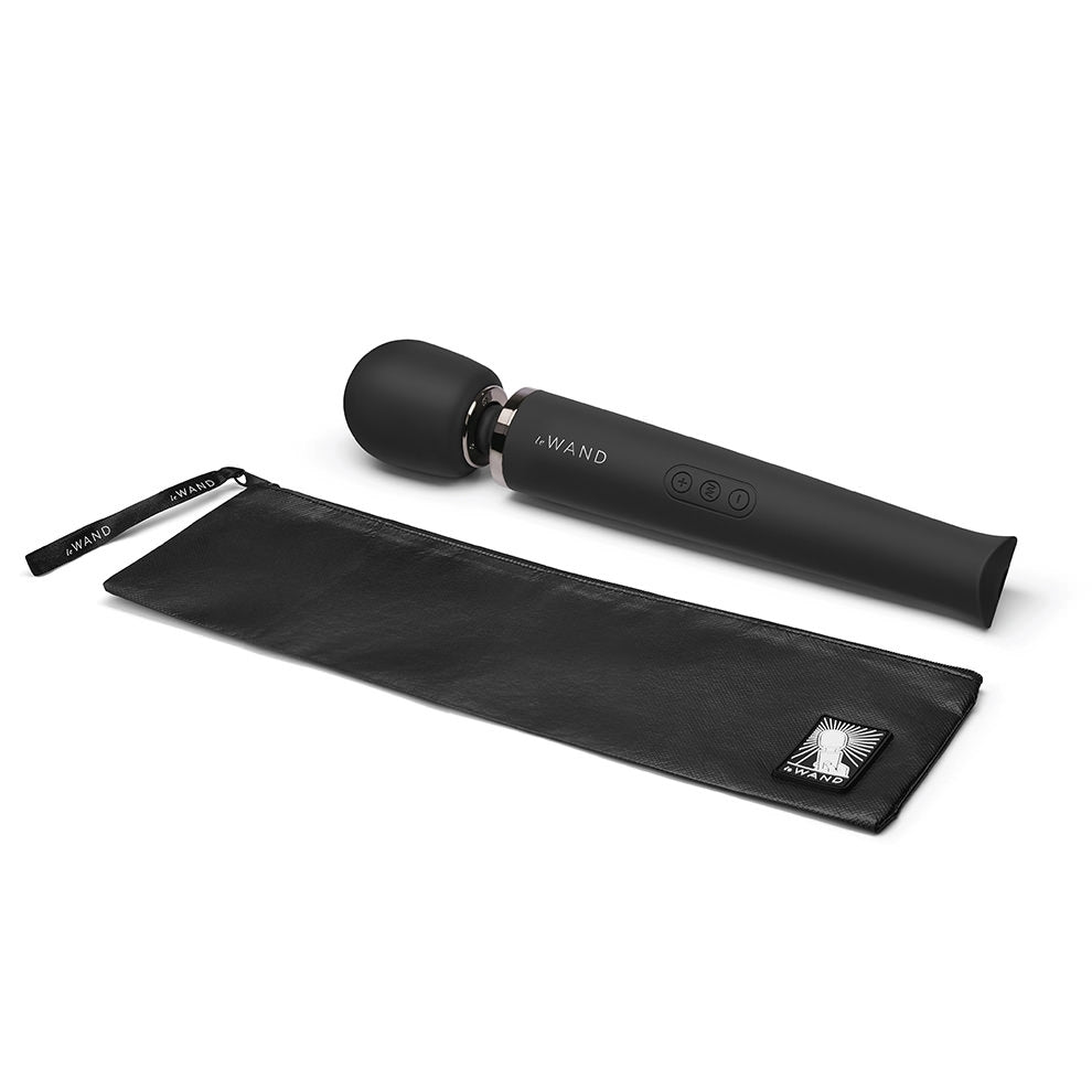 Le Wand Rechargeable Vibrating Massager | Cosmo Sexcellence Award | Black
