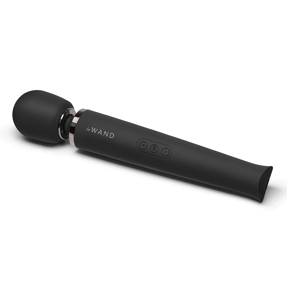 Le Wand Rechargeable Vibrating Massager | Cosmo Sexcellence Award | Black