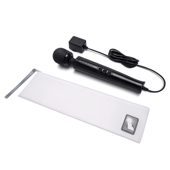 Le Wand Die Cast Plug-In Vibrating Massager | Black