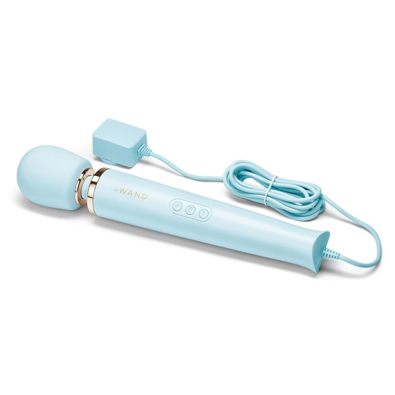 Le Wand Plug-In Vibrating Massager | Sky Blue