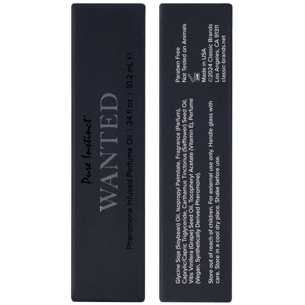 Pure Instinct Men's Collection Pheromone Perfume Oil Roll On | Wanted
