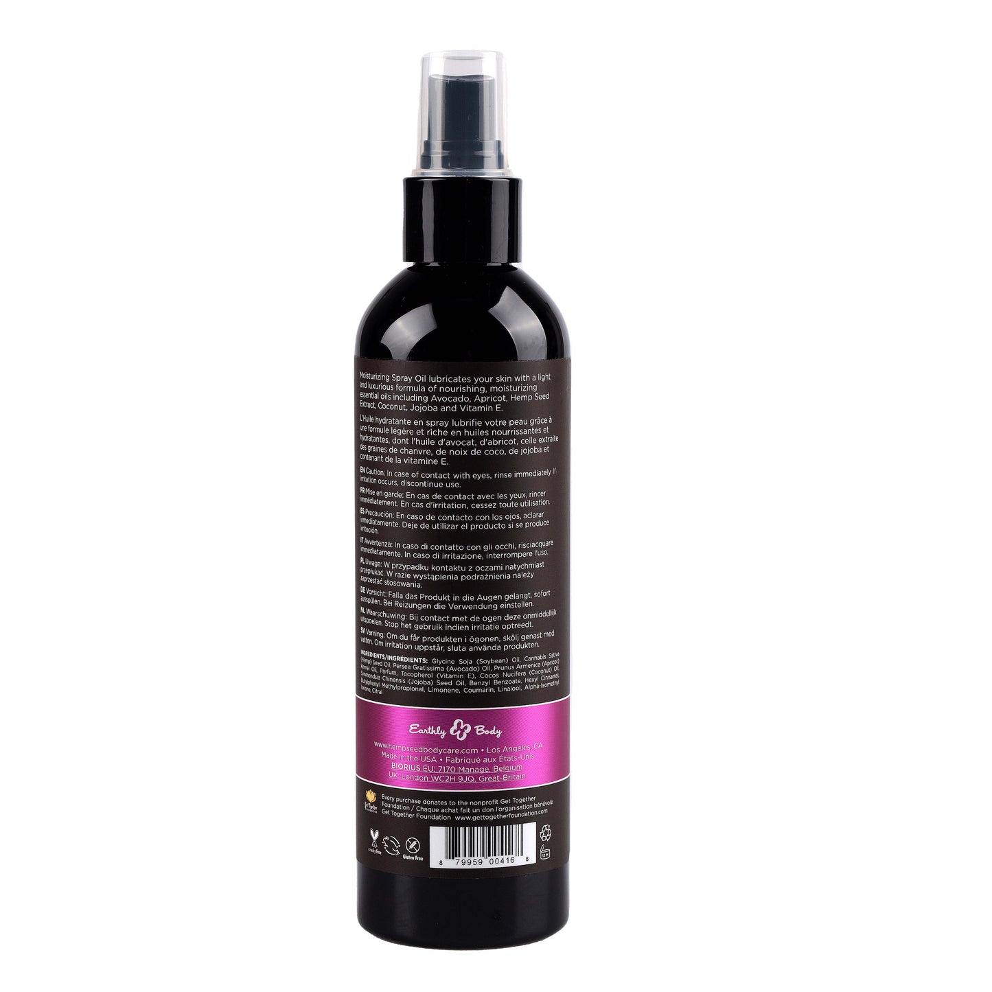 Earthly Body Moisturizing Oil Spray | Skinny Dip