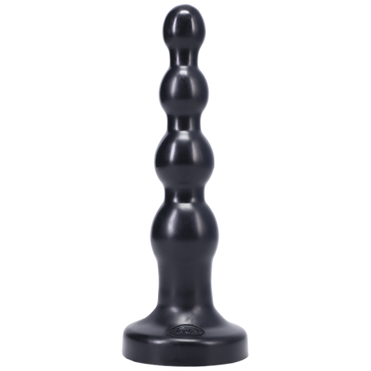 Tantus Silicone Large Ripple Butt Plug | Black