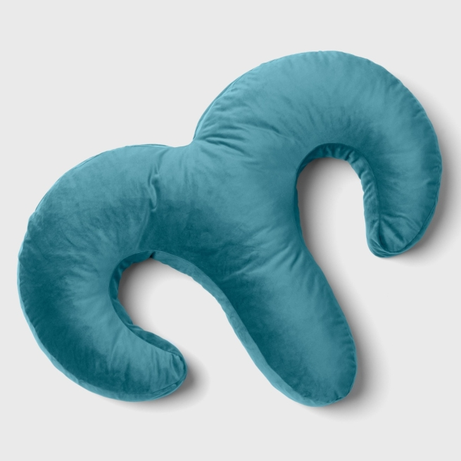 Arie Spooning Pillow Blue