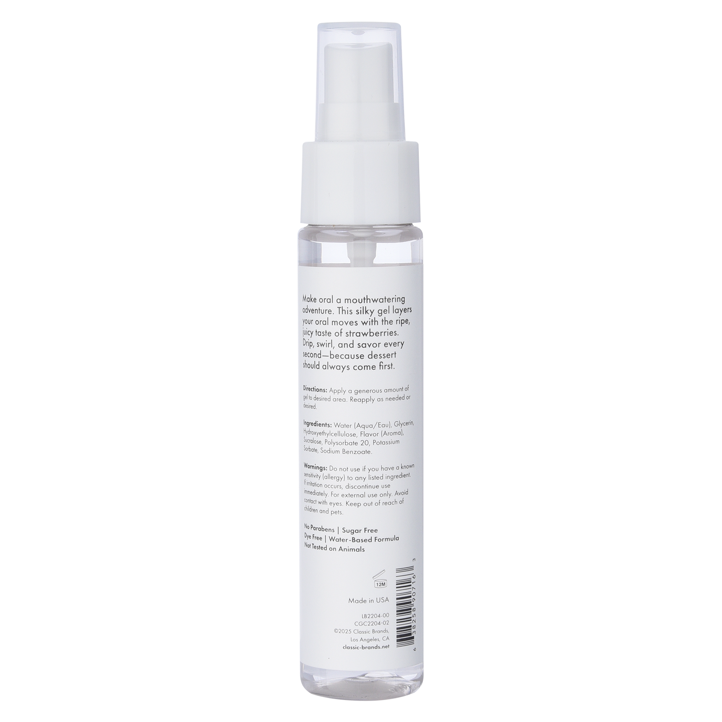 BLOW ME ORAL SEX GEL - STRAWBERRY - 2 floz | 30 mL