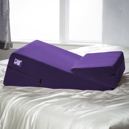 Wedge + Ramp Pillow Combo | Purple Microfiber
