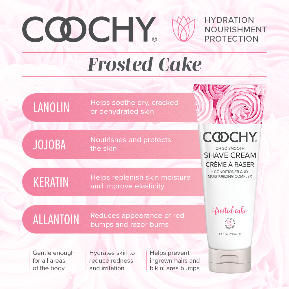 Coochy Shave Cream | Frosted Cake