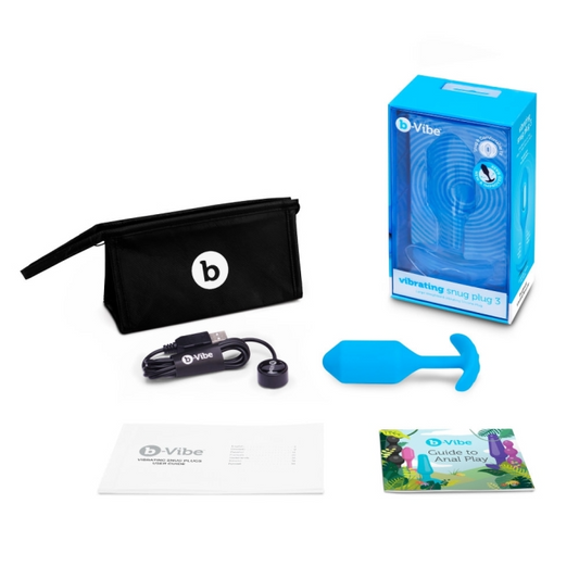 Vibrating Snug Plug | L | Blue