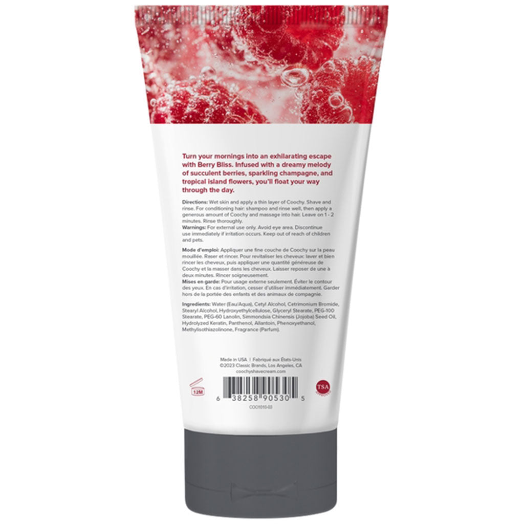 Coochy Shave Cream | Berry Bliss | Travel Size 100mL