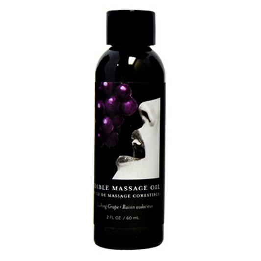 Edible Massage Oil | Grape | 2oz Travel Size