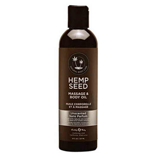 Hemp Seed Massage Oil | Unscented 8 fl oz / 237 ml