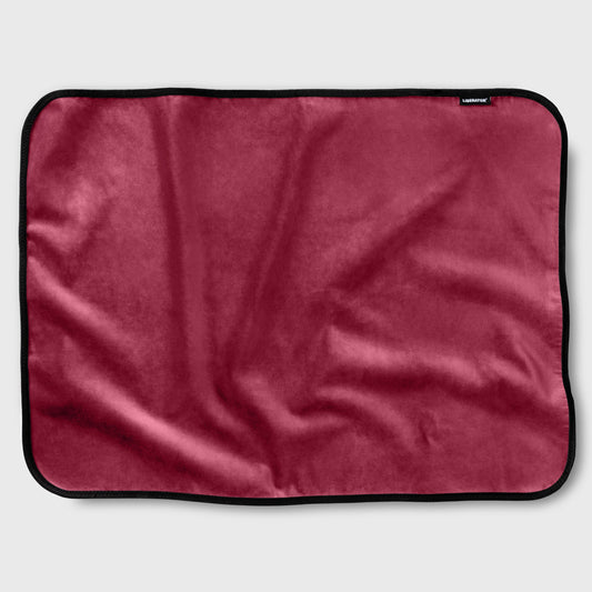 Fascinator Throw | Merlot  Microvelvet | Mini