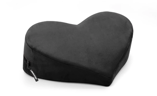 Heart Wedge | Black Microvelvet