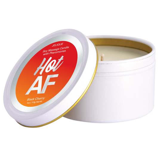 Mood Candles | Hot AF | Pheromone Soy Massage Candle | Black Cherry
