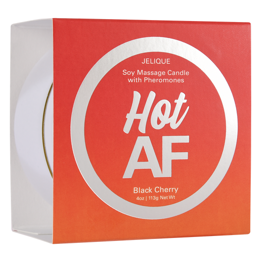 Mood Candles | Hot AF | Pheromone Soy Massage Candle | Black Cherry