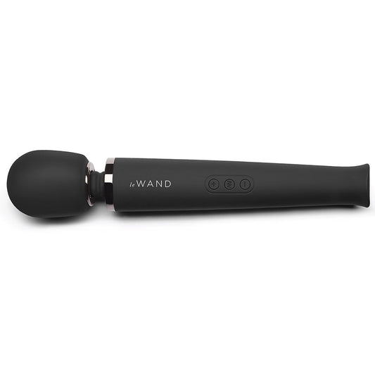Le Wand Rechargeable Vibrating Massager | Cosmo Sexcellence Award | Black