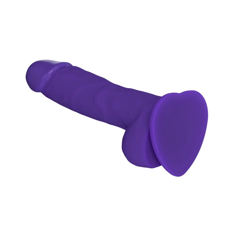 Soft Realistic Dildo | Large Purple